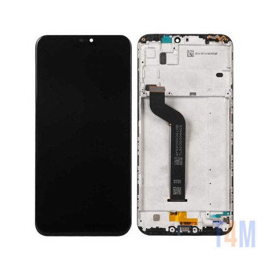 TOUCH+DISPLAY COM FRAME XIAOMI MI A2 LITE/REDMI 6 PRO 5,84" PRETO